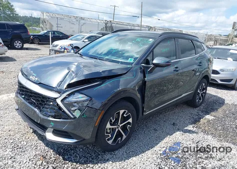 2023 Kia Sportage Hybrid Ex из США, поврежденный, VIN KNDPVCAG2P7078360